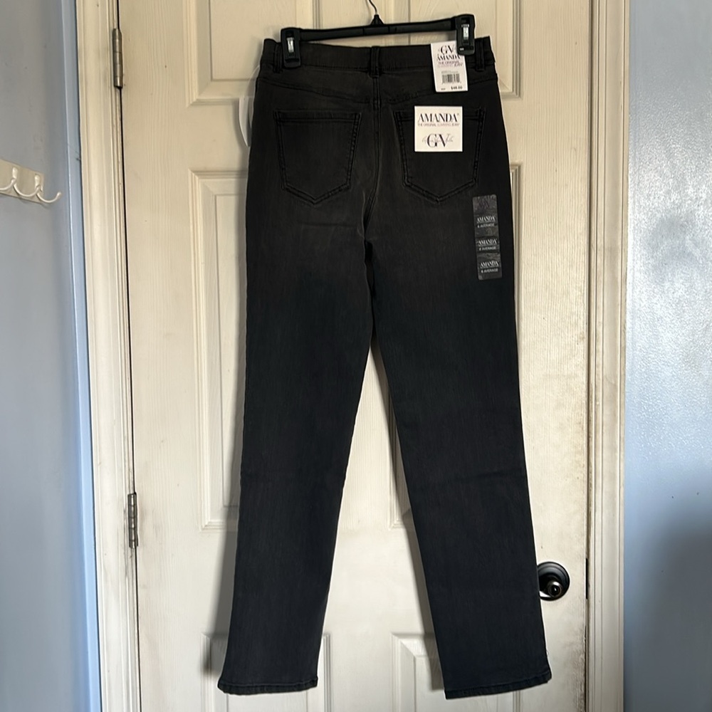 NWT Gloria Vanderbilt original slimming Amanda Jean Rockville whiskers size 6 - Picture 2 of 5